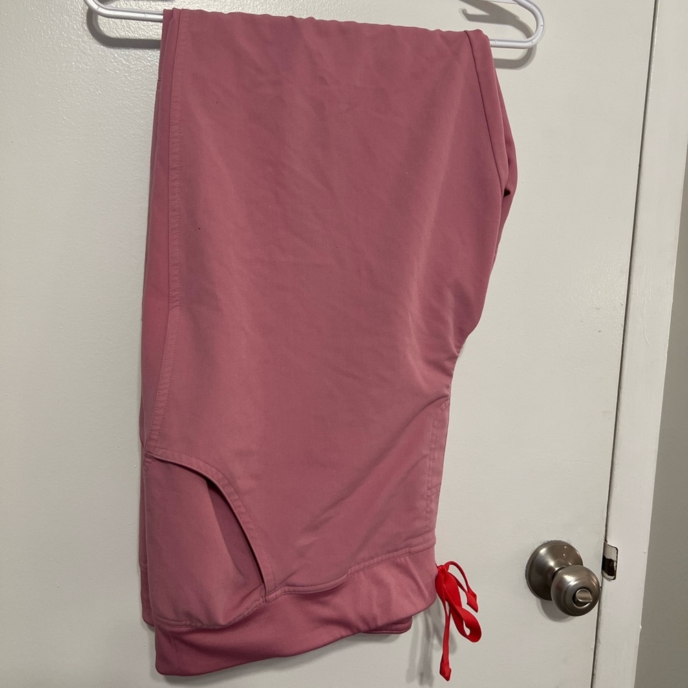 Figs Chalk Pink Kade Cargo Scrub Pants XXL TALL